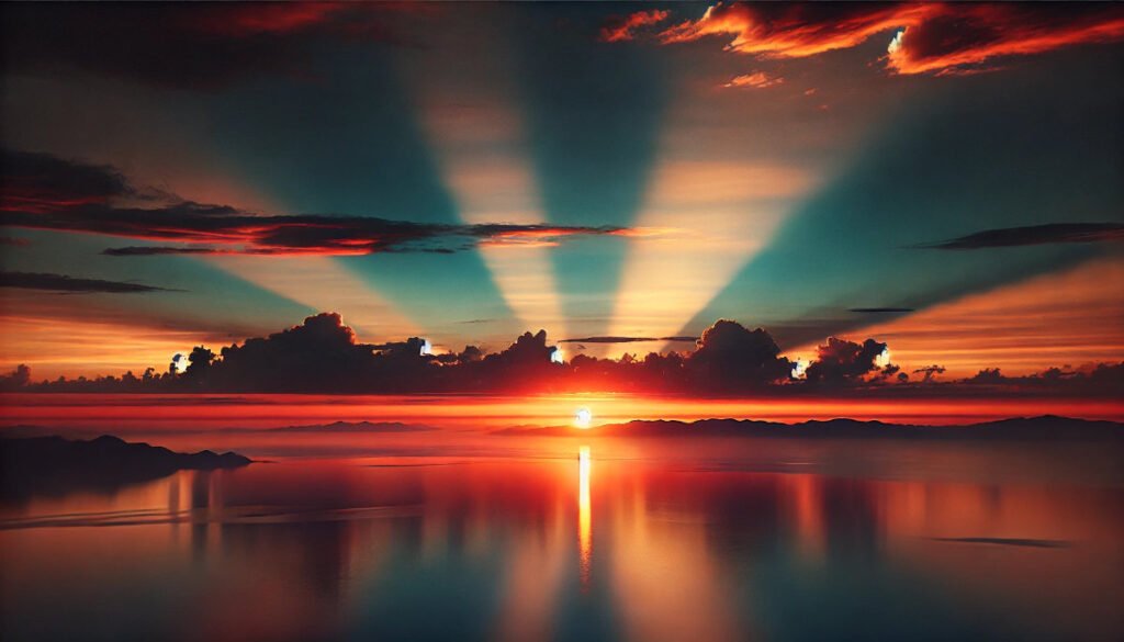 Amanecer que simboliza el poder del lenguaje para iluminar y expandir la percepción